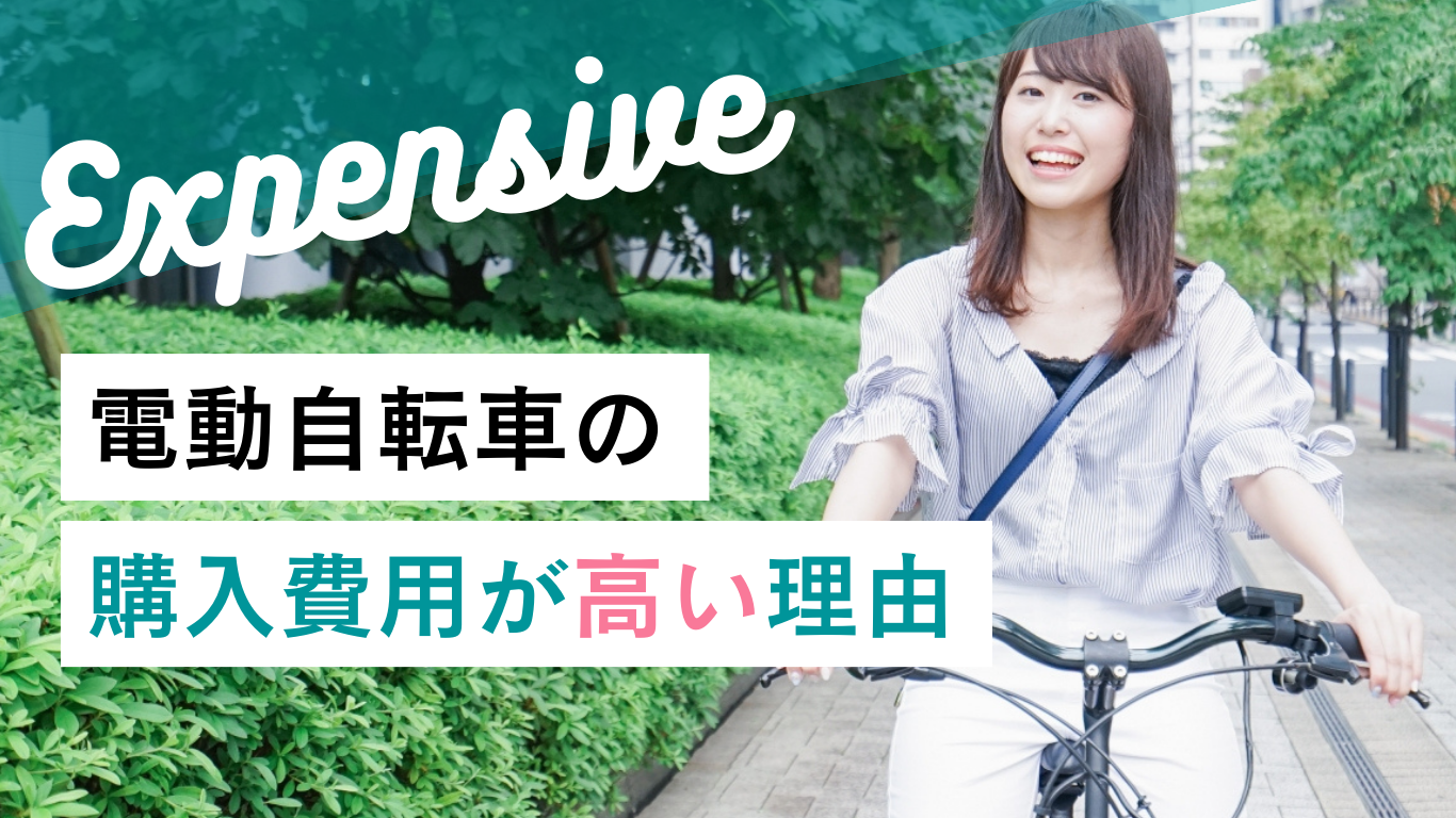 電動自転車の購入費用が高い理由